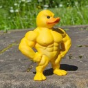 Dekorativ figur svalig anka 4 x 2,7 x 7 cm Rolig inrednings- och trädgårdsdekoration originalstatyett för bord eller hylla 6