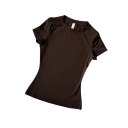 Damsportset T-shirt med kort ärm Leggings Enfärgad Nylon Spandex Fitness yoga träning 7
