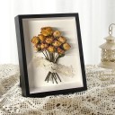 Djup träfotoram 21 x 30 cm för A4-papper Med glas 3 cm inre djup Bordstället 3