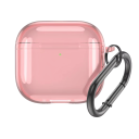 Průhledné silikonové pouzdro pro AirPods 4 s karabinou Ochranný kryt proti pádu pro AirPods 4. generace 12