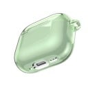 Průhledné silikonové pouzdro pro AirPods 4 s karabinou Ochranný kryt proti pádu pro AirPods 4. generace 7
