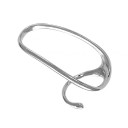 Modern ring Justerbar universell storlek Abstrakt geometriskt oregelbundet design Minimalistisk stil Elegant modeaccessoar 1