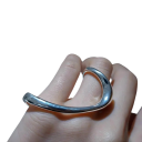 Modern ring Justerbar universell storlek Abstrakt geometriskt oregelbundet design Minimalistisk stil Elegant modeaccessoar 2