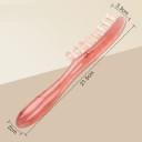 Peigne de massage en résine pour la relaxation du cuir chevelu, 10 dents pour un massage efficace et une amélioration de la circulation sanguine 2