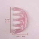 Peigne de massage coloré pour le cuir chevelu 9,2 cm x 5,2 cm pour stimuler la croissance des cheveux, relaxer et apaiser le stress 3