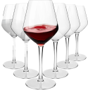 4 st Elegantiska plastglas för vin 425 ml 223 x 79 x 60 x 118 cm Transparent hållbart glas på fot för fester catering 2