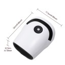 Intelligent massager för händer med 3 nivåer av varm kompression, vibrationer och 3 lägen, med timer och USB-C-anslutning, vit 2