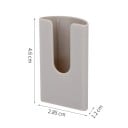 Capuchon pour tête de rasoir 4,6 x 2,85 x 1,2 cm Capuchon de protection en plastique pour rasoir Stockage sécurisé et protection de la lame 5
