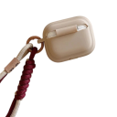 Minimalistický měkký silikonový kryt s poutkem na ruku pro Apple AirPods 3, ochrana proti poškrábání a každodennímu opotřebení 3
