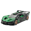 Bilmodell Bugatti Bolide 1:32 15,5 × 6,5 × 3,5 cm Metallisk samlarmodell av legering Sportig hyperbil dekoration för samlare 3