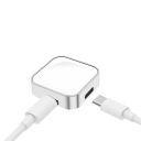 Přenosná bezdrátová nabíječka pro Apple Watch s 8pin + Typ C, duální rozhraní, rychlonabíjení pro Series 1-9, SE, Ultra, 5V 1A 8