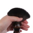 Brosse à raser douce 10,5 x 3,5 cm Brosse à raser en nylon avec poignée en bois Brosse à mousse pour salon de barbier et usage domestique 6