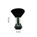 Brosse de barbier professionnelle 14 x 6 cm Poils épais Brosse à cou et à barbe Brosse de nettoyage pour salon de coiffure 2