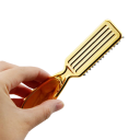 Hårborste 14 x 2,5 cm Olje färger Ergonomiskt handtag Mjuka borst Massageborste för att reda ut håret För daglig vård 3