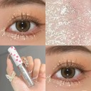 Třpytivé tekuté oční stíny 4 ml Voděodolné Perleťový lesk Vysoký třpyt Rozjasňující efekt Dlouhotrvající líčení 4