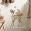Pegatina de animales dibujados 27x45cm PVC Pegatina decorativa para pared en la habitación infantil Decoración colorida 2