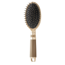Brosse de massage pour cheveux pour femmes 25,5 x 6,8 cm Brosse ovale avec coussin d'air Dents rondes avec boules Poignée antidérapante 1