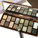 Ögonskuggspalett 16 färger Matt, glittrande och glänsande jordnära toner Rökig retro makeup Highlighter och rouge i ett 7