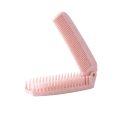 Fällbar bärbar kam 9 + 9 x 1,5 cm Antistatisk utfällbar hårkam Enradiga och tvåradiga tänder Massage stylingkam 8