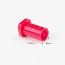 10 st Uzávär för lim 10 x 8 mm Med spets mot torkning Limförseglingar mot igensättning av doseringsspetsar med röda spetsar 4