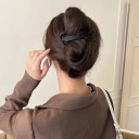 Sada 2 ks banánových spon do vlasů Vertikální klip na culík Elegantní minimalistický doplněk pro ženy 5