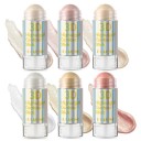Highlighterstick för ansikte 7 x 2,8 cm Highlighter i stick Form Mild lyster för att framhäva kindben Krämig makeup stick 2