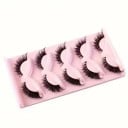 5 par cat eye-lösögonfransar 0,10 mm 9–22 mm Volymfransar med Cat Eye-effekt Tjocka långa sexiga fransar för en uttrycksfull blick 3