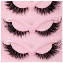 5 par cat eye-lösögonfransar 0,10 mm 9–22 mm Volymfransar med Cat Eye-effekt Tjocka långa sexiga fransar för en uttrycksfull blick 4