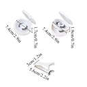 1 paire de cils magnétiques 3D avec pince à épiler Apparence naturelle Cils réutilisables et étanches Sans colle kit de maquillage 3