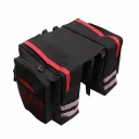 Zadní cyklistická brašna 31,5 x 31,5 x 23 x 16 cm Nylon Voděodolná Oboustranná taška na nosič kola 4