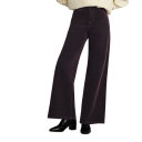 Damsjeans bruna Enfärgade Löst snitt Fickor 100% Bomull Bekväma avslappnade byxor Modern casual stil 4