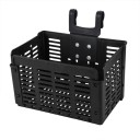 Skládací košík na kolo 31,5 x 22,5 x 20,5 cm PP materiál Lehký plastový cyklistický košík Úložný box na řídítka 1