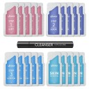 20 sztuk Profesjonalny zestaw do laminacji rzęs i brwi Lash & Brow Lift Kit 4 kroki liftingu, utrwalenia, odżywienia, ochrony + preparat czyszczący 2