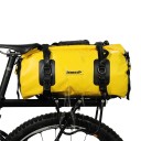 Cyklistická brašna na kolo 46 x 23 x 28 cm 20 l PVC Voděodolná zadní taška na nosič kola Velkokapacitní úložný prostor 3