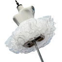 Krátka volánová spodnička dĺžka 28 cm 6 m organzy Nadýchaný organzový petticoat pod šaty, kostýmy a tanečné retro outfity 1