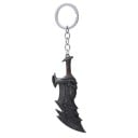 Porte-clés tendance God of War 4 Kratos Axe Demon 3 x 8,5 cm Porte-clés en métal Décoration pour sac à dos 2