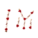 Set dettagliato collana bracciale orecchini Set di gioielli floreali da donna Accessorio di moda di lusso per l'uso quotidiano Regalo 2
