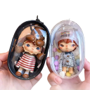 Přívěsek na klíče 10 x 6 cm Úložný prostor PVC Plastové pouzdro na drobnosti Mini kapsička na klíče Batoh 2
