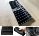 Tapis d'égouttage pour évier 37 x 14 x 1,5 cm en silicone sous le robinet Monocouche Protection contre les éclaboussures Support pour éponge 4