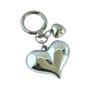 Nyckelring Metall Hjärta Metallnyckelring med ring Elegantisk tillbehör för nycklar väska ryggsäck Gåva av kärlek 9