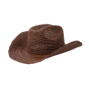 Kovbojský slamenný klobúk 58-60 cm Rafie Letný western klobúk Priestranný prírodný materiál Unisex festivalový doplnok 3