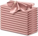 12 Stück Satinservietten 30 x 30 cm Glänzendes feines Material Elegante Stoffservietten für Hochzeiten Feiern festliche Tischdekoration 14