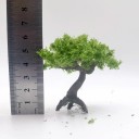 Mini modellträd ca 4-6 cm Realistiskt dekorativt träd för diorama modelllandskap trådkärna detaljerat lövverk 2