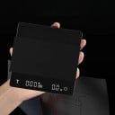 Digitální kuchyňská váha na kávu 0,3–2 kg 124 × 124 × 22 mm 325 g s časovačem dobíjecí USB-C přesná baristická váha pro espresso 7