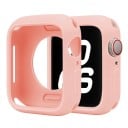 Protiškrábancový kryt rámečku pro Apple Watch 44 mm Series 6 5 4 SE Měkký silikonový nárazník ochranné pouzdro iWatch odolný obal 28