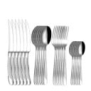 Juego de cubiertos Cuchillo Tenedor Cuchara Cucharita Elegantes cubiertos de mesa para el hogar 1