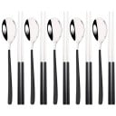 Juego de cubiertos Cuchara y palillos Juego de utensilios para cocina asiática cubiertos de mesa elegantes para el hogar 1