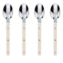Cucharas Juego de cubiertos de diseño Cucharas de mesa modernas con mango ergonómico Utensilios de cocina elegantes para el hogar 5