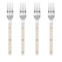Tenedor de mesa Juego de cubiertos de diseño Tenedores de mesa modernos con mango ergonómico Utensilios de cocina elegantes para el hogar 5