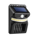 Lampe solaire LED anti-moustiques grille électrique UV capteur de mouvement lumière murale étanche noire pour usage extérieur 1